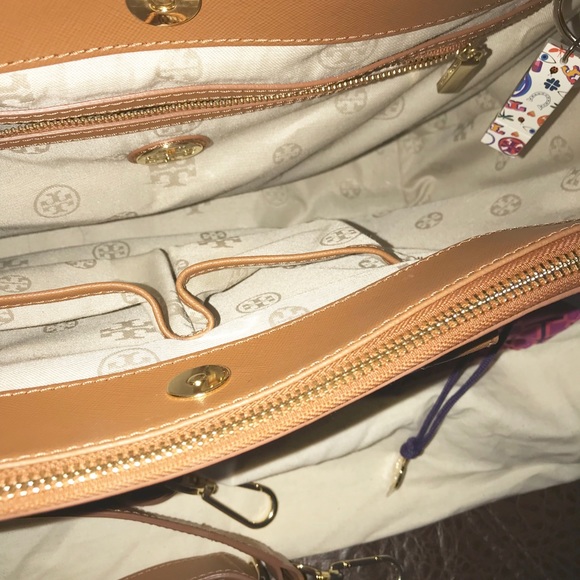 Authentic Tory Burch Robinson Double Zip Tote